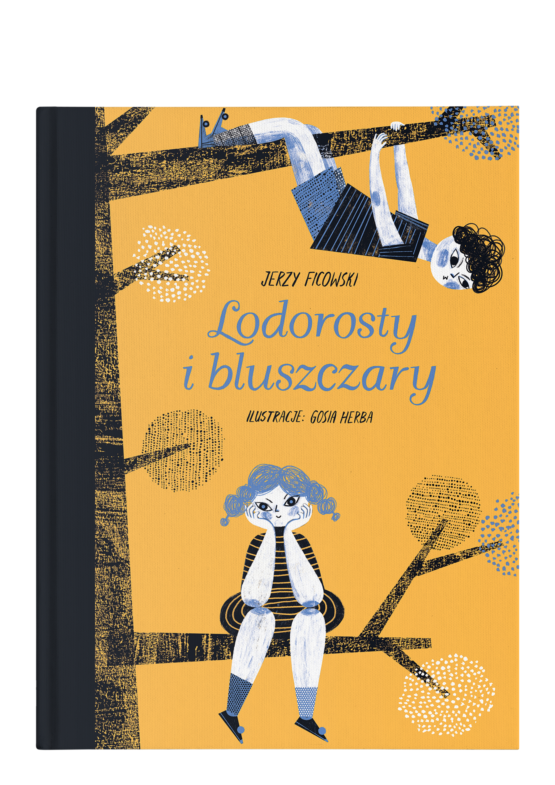 Tytuł: Lodorosty i bluszczary, autor: Jerzy Ficowski, ilustracje: Gosia Herba, Wydawnictwo Wolno